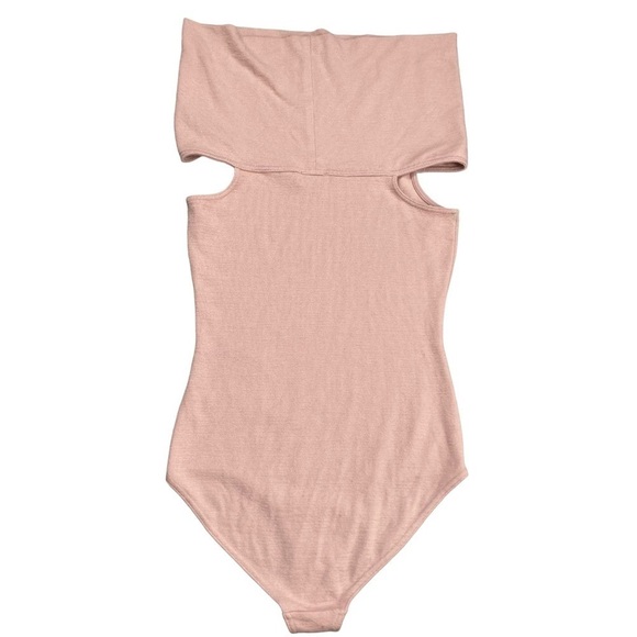 ARITZIA Wilfred Free Camille Hayett off the shoulder pastel pink bodysuit - Picture 10 of 12